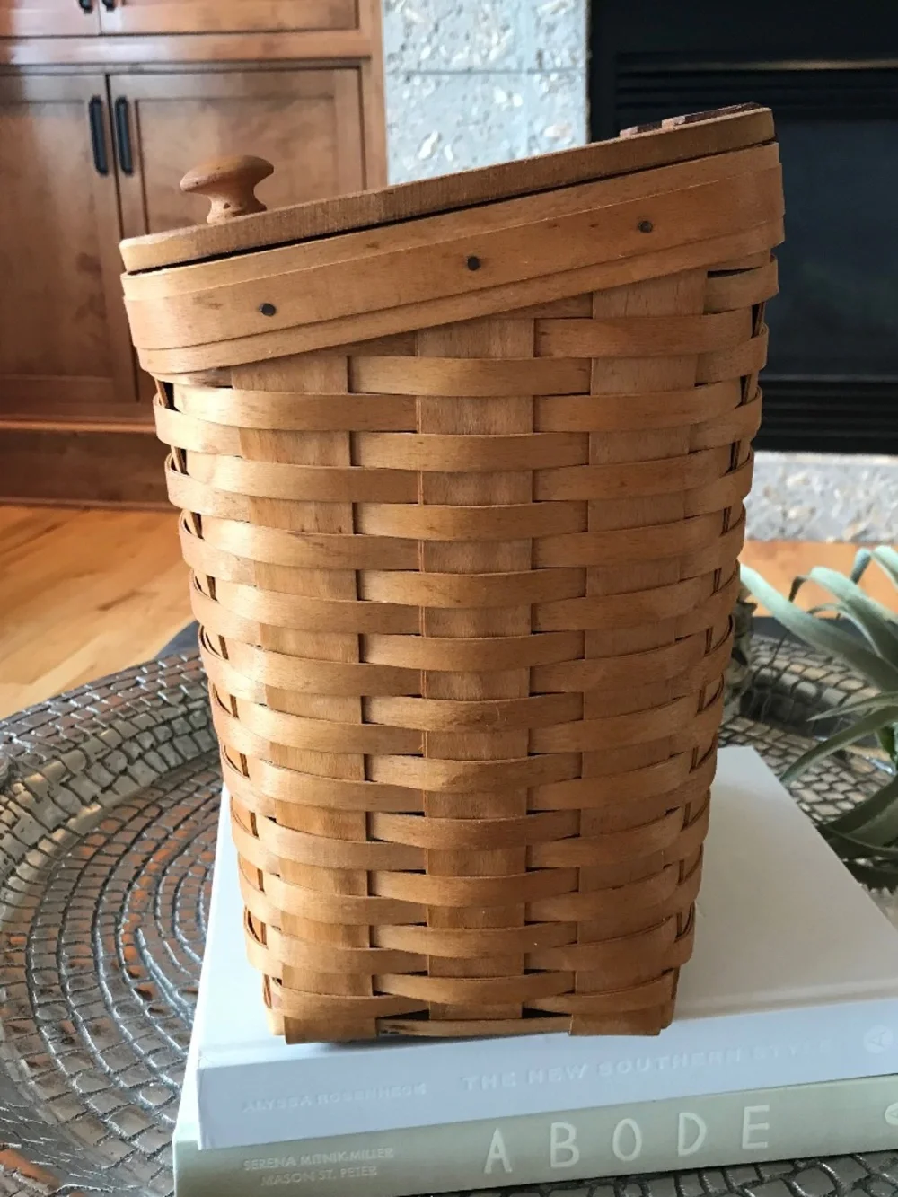 FARMHOUSE 🔥 RUSTIC COTTAGE SHABBY CHIC 1995 MAIL BASKET